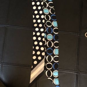 Coach skinny scarves